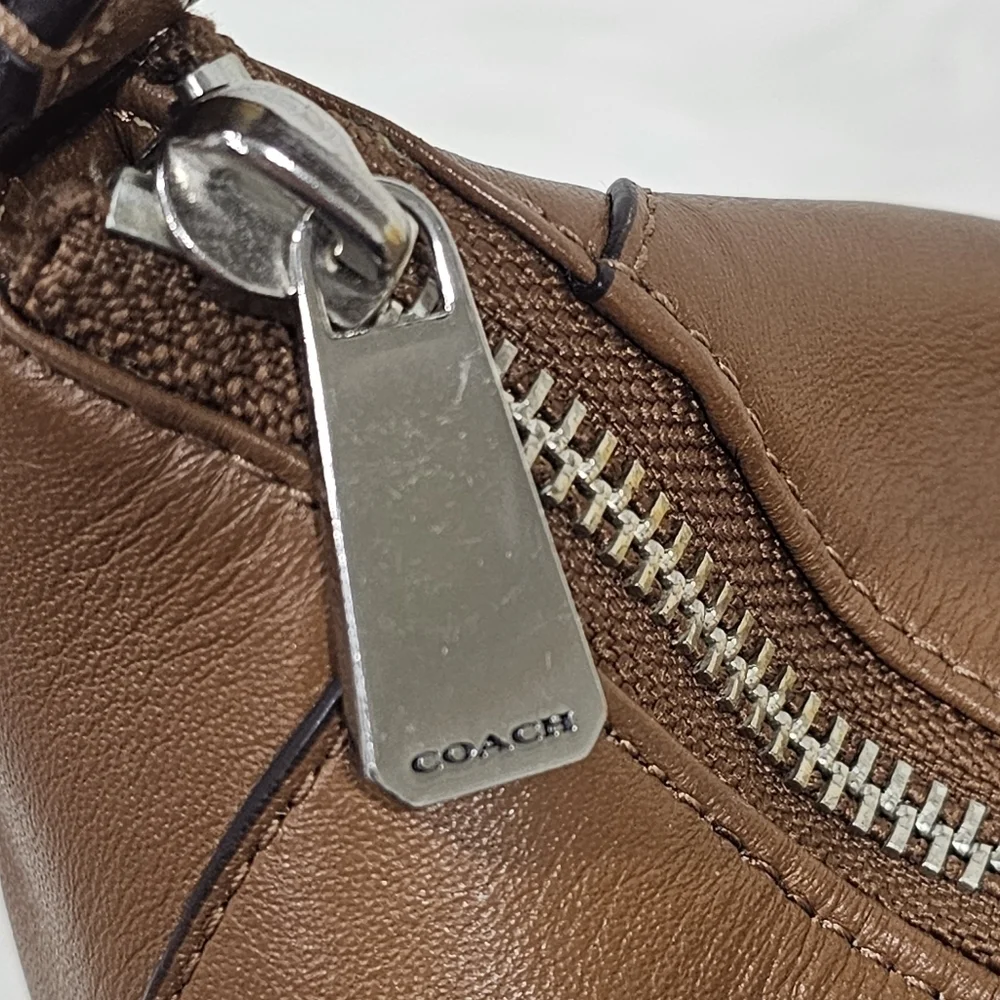 Coach F29881 Charlie Leather Hobo Shoulder Bag – Brown